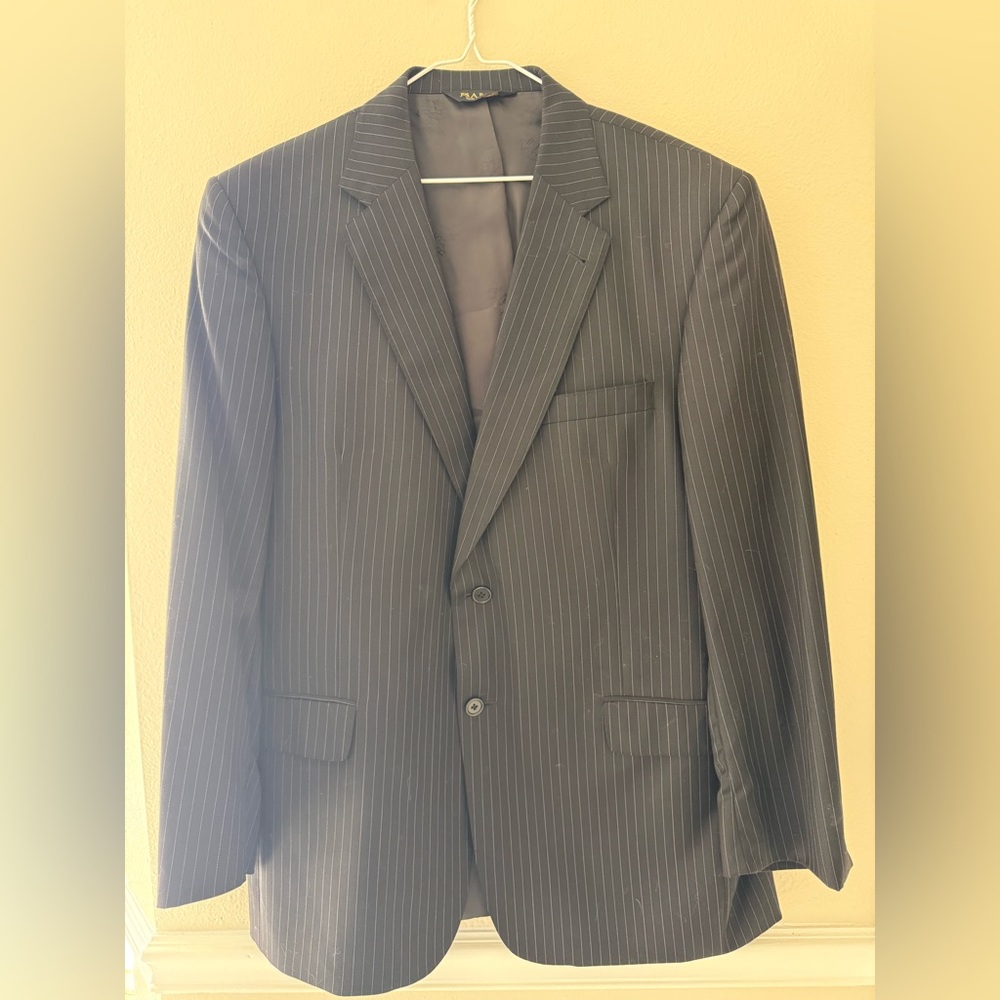 Jos. A. Bank Charcoal Pinstripe Suit Jacket